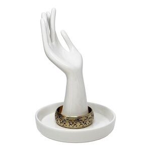 Vintage Brass Openwork Embossed Bangle Bracelet